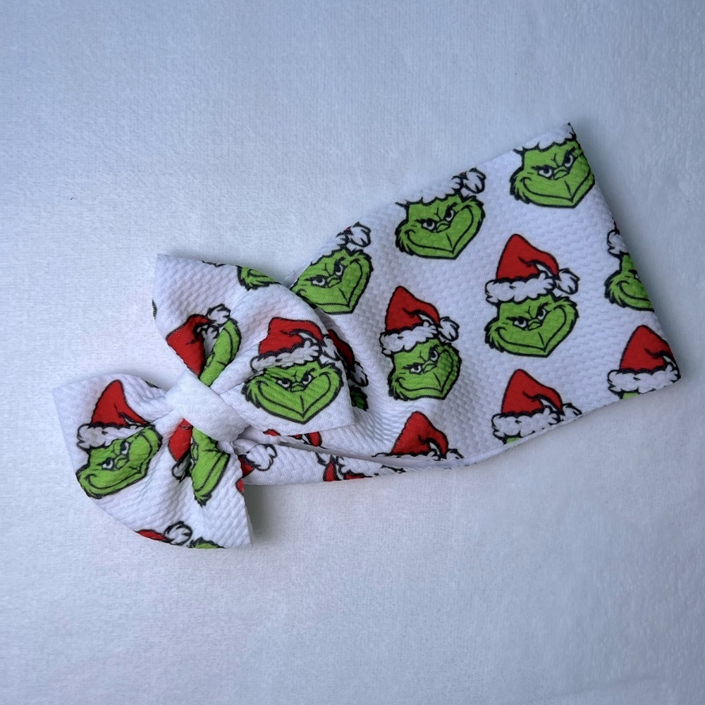 The Grinch Infant Hair Bow